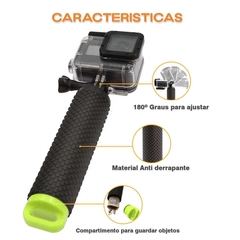 Bastao Flutuante Inoxidavel Suporte GoPro e Celular 18cm - Verde na internet