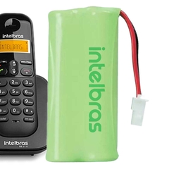 Bateria Telefone Sem Fio 2,4V 600mah Intelbras Siemens Gigaset