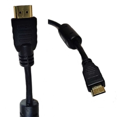 Cabo HDMI x Mini HDMI com Filtro Notebook Camera 2 metros - VIPO Eletrônicos - Áudio e Vídeo
