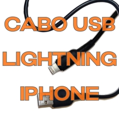 Cabo USB Kaidi Iphone KD-28A lightning Preto 100cm na internet