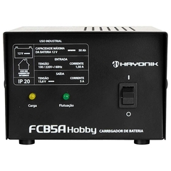 Carregador Bateria 5A FCB Hobby 13,8v Bivolt c/flut Hayonik - VIPO Eletrônicos - Áudio e Vídeo