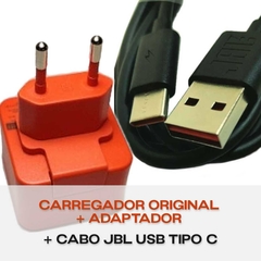 Carregador Jbl com Cabo USB Tipo C Incluso Original Fonte - comprar online