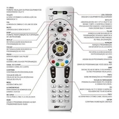 Controle Remoto receptor Sky HDTV HD PLUS original na internet