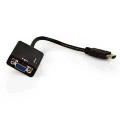 Conversor HDMI Para VGA com AUDIO - Imagem e Som - comprar online