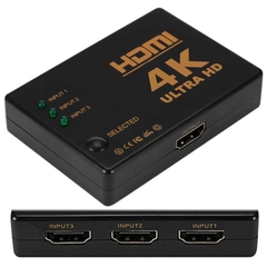 Divisor HDMI Splitter 3x1 Switch 3 entradas x 1 saida