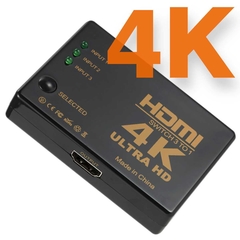 Divisor HDMI Splitter 3x1 Switch 3 entradas x 1 saida - loja online