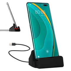 Estação de Celular Tipo C USB Suporte de mesa Carregar Preto