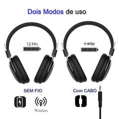 Fone de ouvido Sem fio para TV Bluetooth Headset com Mic SODO - loja online
