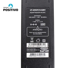 Fonte Notebook POSITIVO 19Vdc 2,1amp PLUG 5,5x2,5 PI BIVOLT na internet