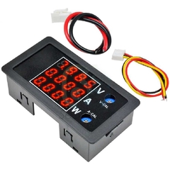 Medidor Digital (Voltagem Ampere Watt) com tela Lcd 0-100v, 10a, 1000w medidor de potência