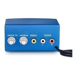 Modulador Audio e Video para RF Mini Bivolt AQUARIO - loja online