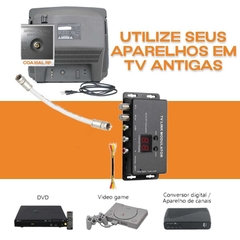 Modulador Audio e Video AV para RF Bivolt 110v-220v - comprar online