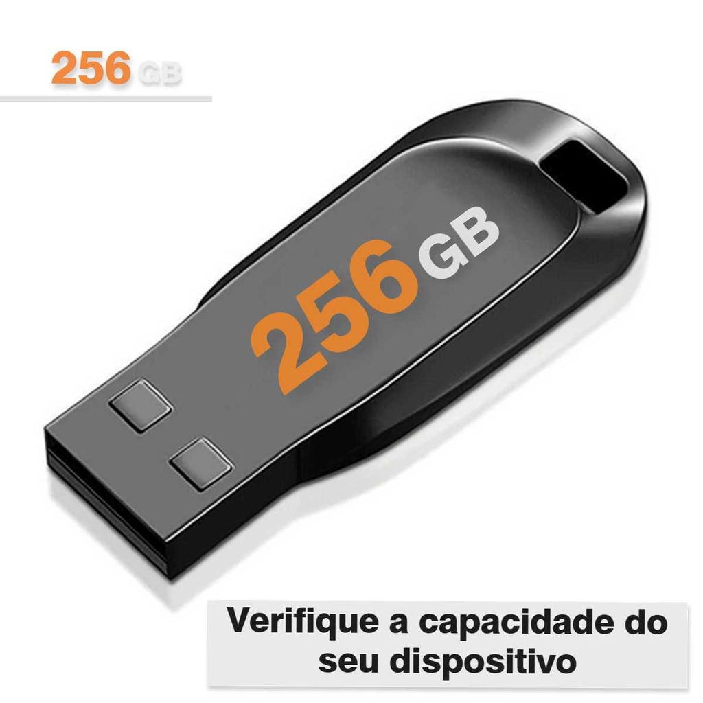 Pen Drive 256 gb Gigabyte Metalico Usb 3.0 PRET