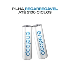 Pilha Recarregavel AA Panasonic Com 2 - comprar online