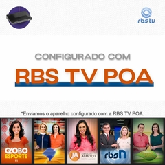 Receptor Parabólica Digital B6 com RBS TV POA Century Banda C KU - comprar online