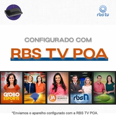 Receptor Parabólica Digital B5 com RBS TV POA Century Banda C KU na internet