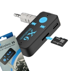 Receptor Bluetooth Carro música P2 Adaptador sem fio Auxiliar - comprar online