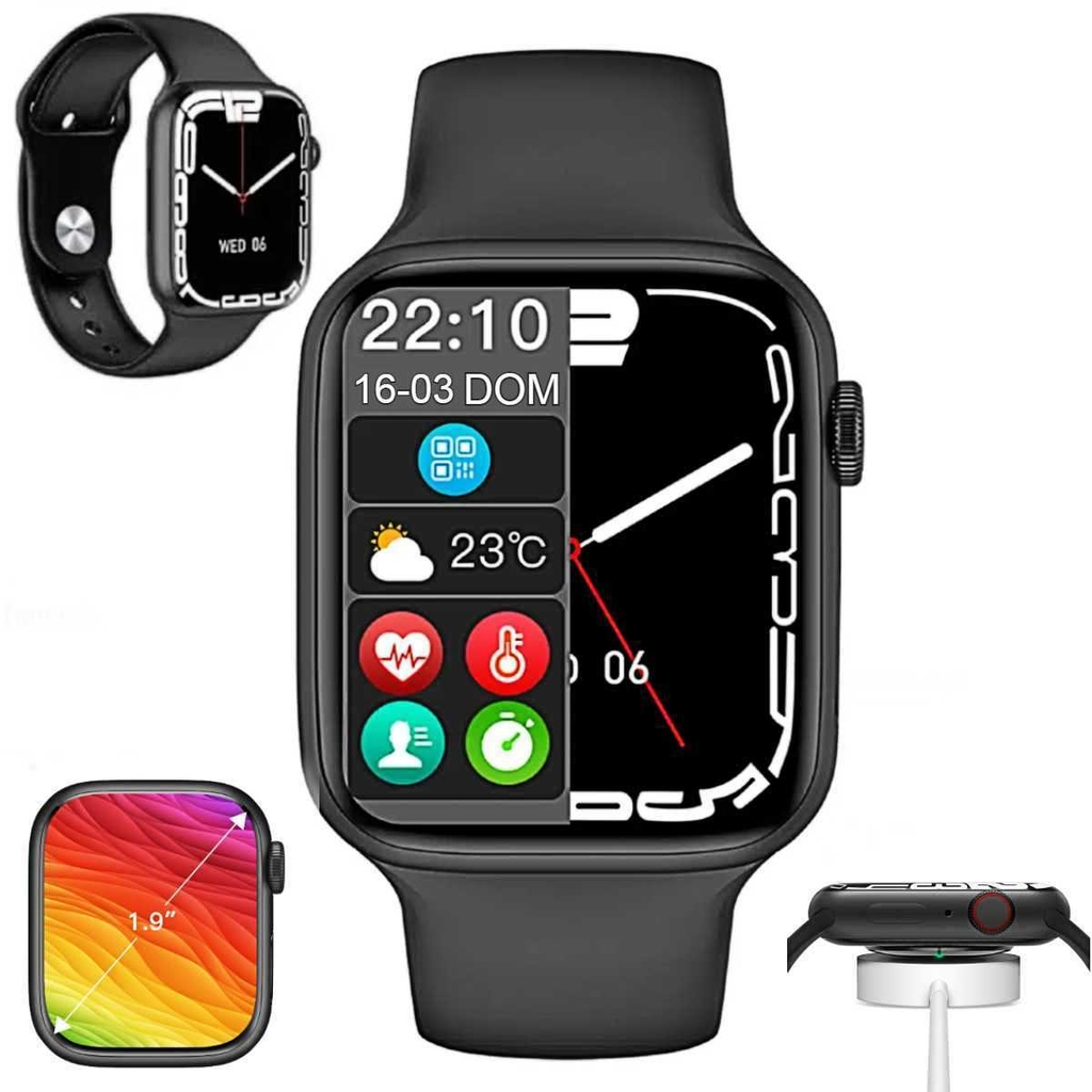 Lancamento Relogio Smartwatch W28 Pro Serie 8 IP68 Carregador sem fio