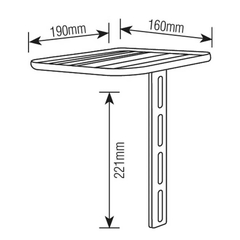 Suporte Brasforma ADVD178 Receptor Sky Claro Oi TV Parabolica Pt