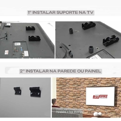 Suporte de Parede TV Brasforma 10 a 85 polegadas PT SBRU758 - VIPO Eletrônicos - Áudio e Vídeo