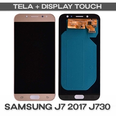 Tela Display Touch Samsung J7 pro 2017 j730f j730gm j730g Amoled - DOURADO - comprar online
