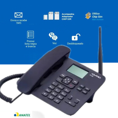 Telefone Celular de mesa Rural Fixo DUAL CHIP CA42S - VIPO Eletrônicos - Áudio e Vídeo