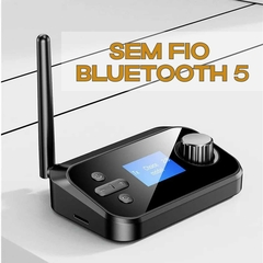 Transmissor e Receptor de Audio Bluetooth Aux P2 RCA Optico Sem fio - comprar online