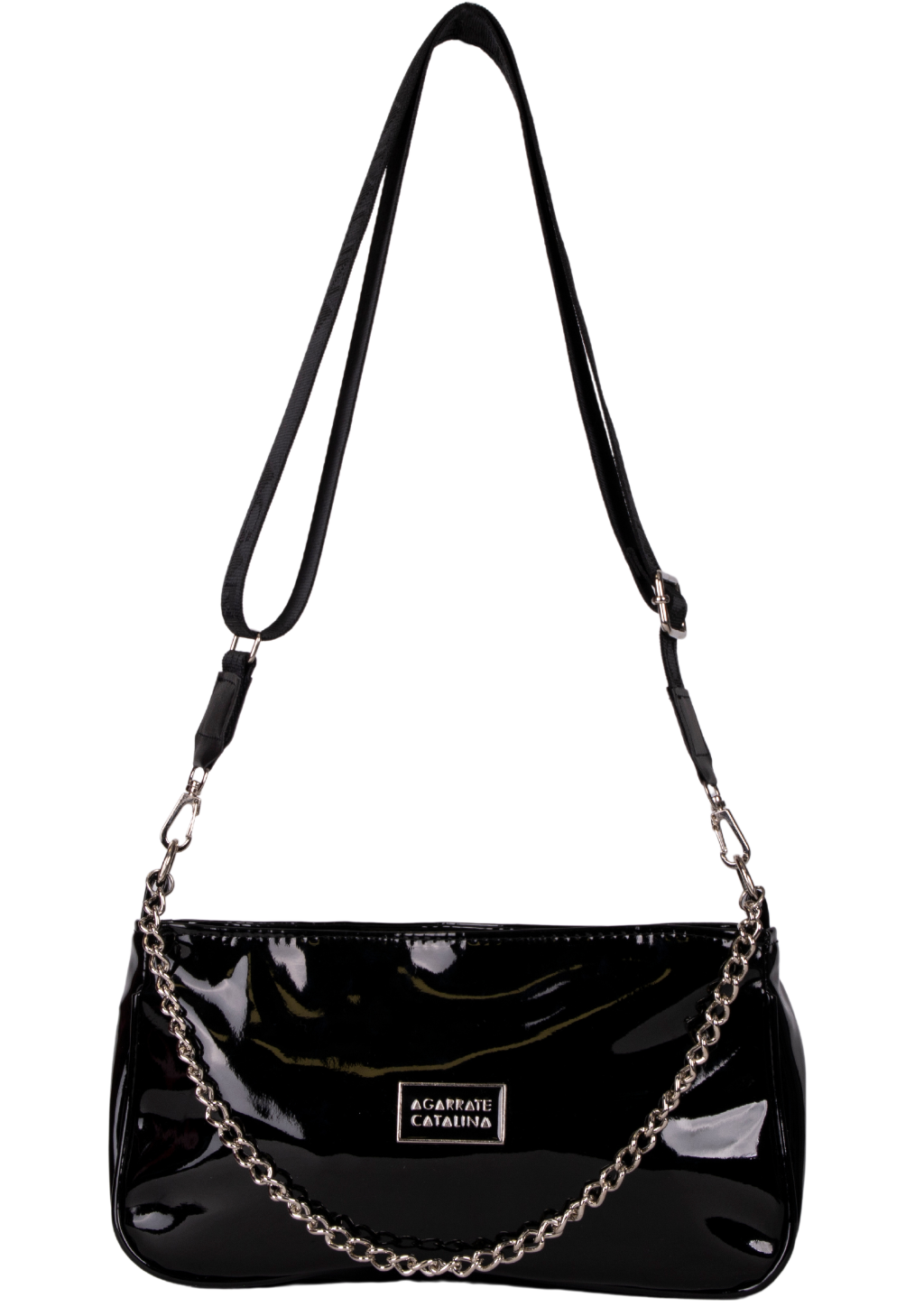 Cartera de charol hotsell