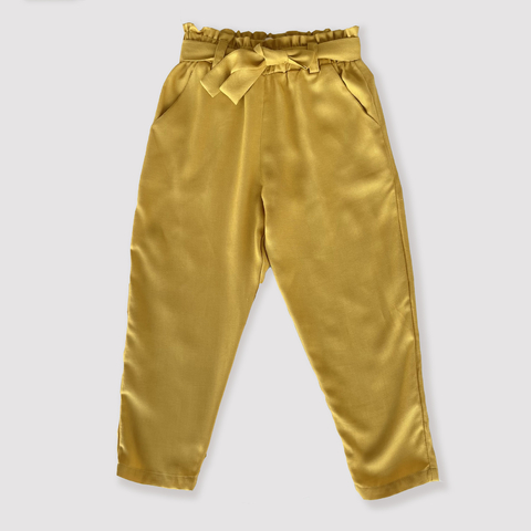 Calça clochard mostarda sales