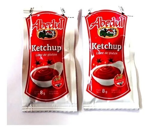 Aderezo Ketchup Sobres Individuales Abedul X 198 Equipeshop