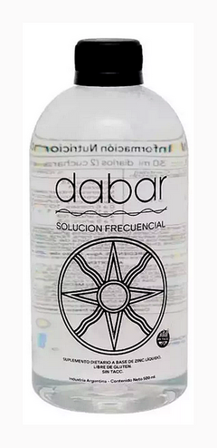 Solucion Frecuencial Dabar Ormus 500ml Suplemento Zinc Caba (CONSULTAR STOCK)