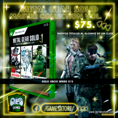 Metal Gear Solid: Master Collection Vol.1 (solo Xbox Series X|S )