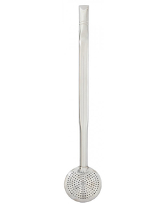 Bomba de Chimarrão 201 Chata 21 cm em Aço Inox