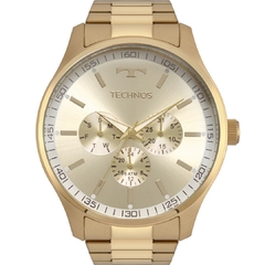 Relógio de Pulso Masculino Technos Dourado Redondo 6P29AJN/4X