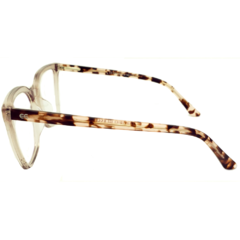 Armação para Óculos Feminino Empório Glasses Lavanda Cristal Quadrado EG3364 C10 53