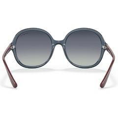 Óculos de Sol Feminino Vogue Azul Cristal Redondo VO5410S 27644L 56