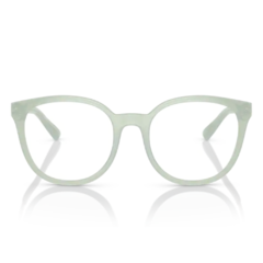 Armação para Óculos Feminino Armani Exchange Verde Água Cristal Redondo AX3104 8160 53