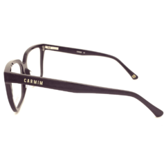 Armação para Óculos Feminino Carmim Preto Clip-On CRM41605 C1 55