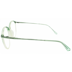 Armação para Óculos Feminino Carmim Verde Cristal/Cristal Redondo CRM41937 C2 50
