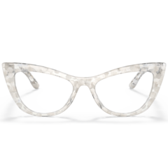 Armação para Óculos Feminino Dolce&Gabbana Cristal/Brilho Gatinho DG3354 3348 54