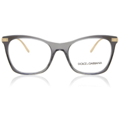 Armação para Óculos Feminino Dolce&Gabbana Preto Cristal Gatinho DG3331 3268 54