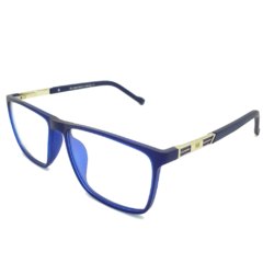 Armação para Óculos Feminino Empório Glasses Azul Cristal Retangular EG3340 C13 54