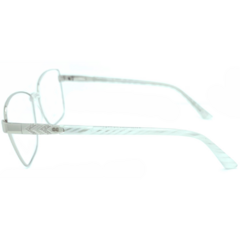Armação para Óculos Feminino Empório Glasses Cromado Gatinho EG4242P C7 53