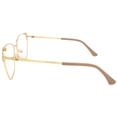 Armação para Óculos Feminino Empório Glasses Dourado Gatinho EG4140 C8 54