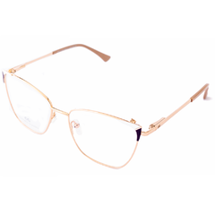 Armação para Óculos Feminino Empório Glasses Dourado Gatinho EG4140 C8 54