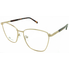 Armação para Óculos Feminino Empório Glasses Dourado Gatinho/Quadrado EG4241 C1 54