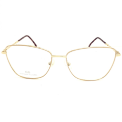 Armação para Óculos Feminino Empório Glasses Dourado/Nude Gatinho EG4184 C5 57