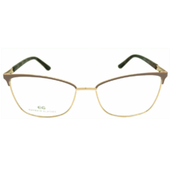 Armação para Óculos Feminino Empório Glasses Dourado/Nude Gatinho EG4249P C9 53