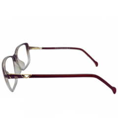 Armação para Óculos Feminino Empório Glasses Marrom Cristal/Cristal Retangular EG3417 C12 53