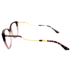 Armação para Óculos Feminino Empório Glasses Mescla Rosa/Rosa Cristal Gatinho EG3350 C17 54